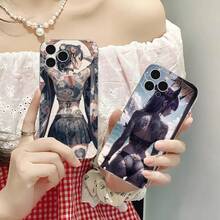 Funda de Teléfono Móvil con Diseño de Tatuaje de Moda para iPhone 17 16 15 14 13 12 11 X XR XS Air Pro Max Plus Mini, Transparente y Colorida, de Lujo - Clear06 - Ver 1
