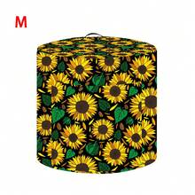 1pc Sunflower Pattern Rice Cooker Dust Cover, Modern Style Polyester Flower Print Available In Multiple Sizes, Kitchen Home Decor Appliance Cover Cloth, Dustproof, Washable Dust Cover ,Decorative Appliance Dust Cover With Top Handle & Storage Pockets - Full Coverage - View 31
