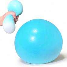 4 Inch Giant Squeeze Stress Balls For Kids And Adults - Jumbo Squishy Dough Ball, Squishy Sensory Toys For Kids Party Favors, Squeeze Stress Toys For Anxiety Relief - 彩色 - 查看 9