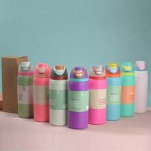 32oz Stainless Steel Vacuum Insulated Sports Water Bottle, Your Perfect Companion For Outdoor Adventures - Multicolor - View 7
