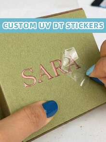 Custom Text Stickers & Personalized Labels: Customized Logo Label,These Versatile Stickers Can Be Applied To Spice Jars,Wedding Bubble Label Sticker,Or Snack Storage Containers.Suitable For Anniversary, Valentine's Day, Wedding, Housewarmingg - Multicolor - View 1