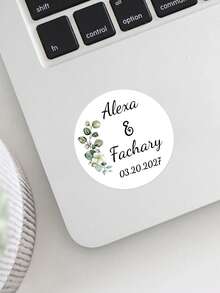 Custom Stickers, Thank You Stickers, Wedding Stickers, Wedding Favors, Baby Shower Stickers, Birthday Stickers, Bridal Shower Stickers, Bachelorette Party Stickers, Company Logo Stickers - Multicolor - View 14