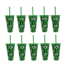 10 piezas/Set 710ml Vasos de plástico reutilizables con temática de la Copa Mundial 2026, gruesos y resistentes, pueden contener agua, café, té, leche, limonada, té mixto, jugo. Portátiles y fáciles de limpiar, adecuados para ver los partidos de la Copa Mundial, fiestas de fútbol y celebrar victorias. Un regalo perfecto durante la Copa Mundial de Estados Unidos-Canadá-México. - Multicolor - Ver 15
