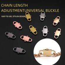 Khóa điều chỉnh bằng kim loại, dụng cụ điều chỉnh độ dài dây chuyền cho túi xách, vòng cổ, vòng tay, phụ kiện rút ngắn tức thì. - nhiều màu - Xem 2