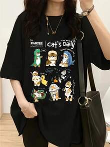 deyin Women T-Shirts - Black - View 2