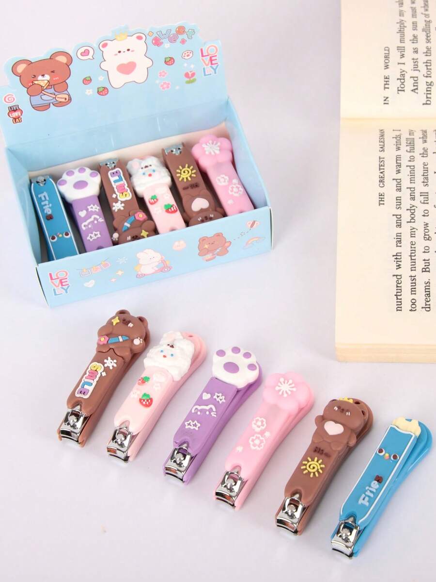 Kìm cắt móng tay cho bé hình động vật hoạt hình dễ thương - Nhiều màu - Xem 1