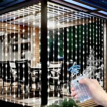 1pc Indoor Decorative Background LED String Lights, 3 Meters/6m Battery Powered, Suitable For Wall Backdrop, Curtain, Drape Ambiance Decor - Battery Box Curtain Light - View 14