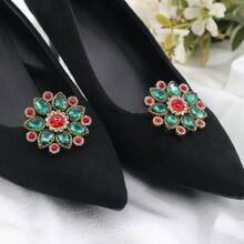 1 Pair Fashion Decorative Flowers For Women's High Heels, Exquisite Accessories - Multicolor - View 7