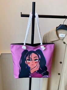 New Fashion Handbag For Women, Versatile Commuter Tote Bag With Large Capacity, Shoulder Bag - Multicolor - View 9