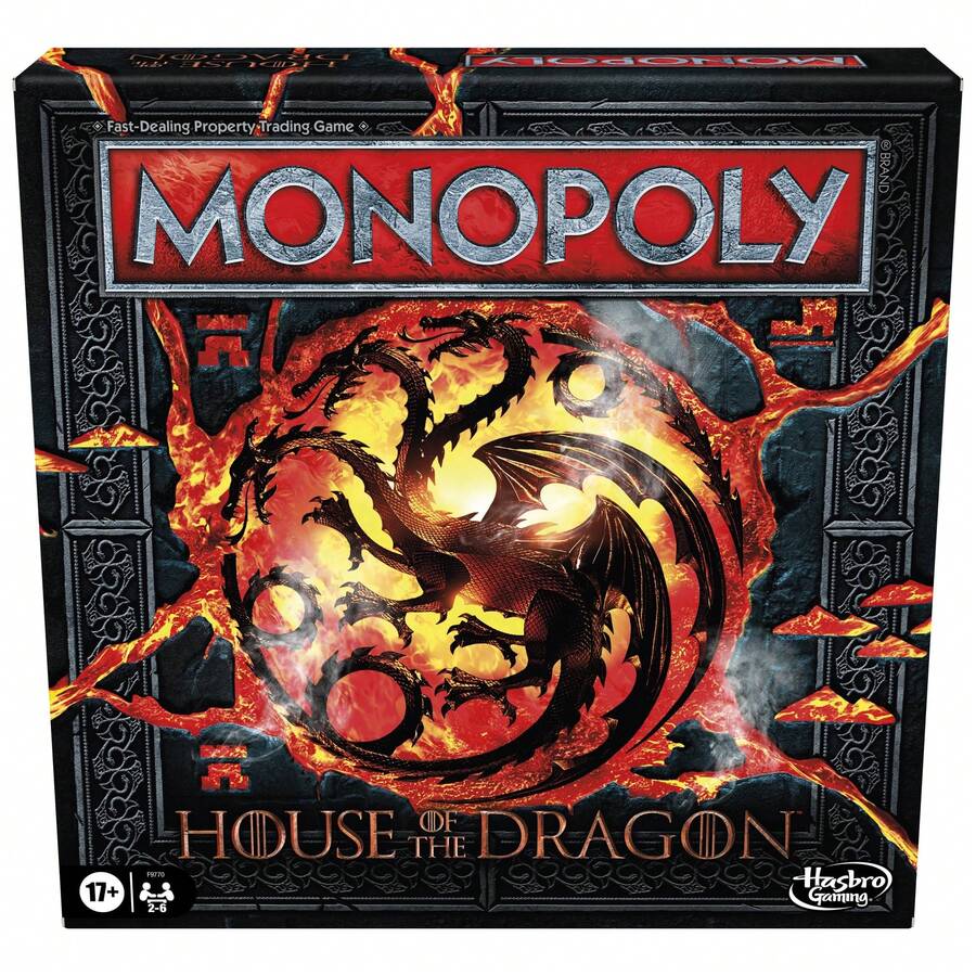 Monopoly House Of The Dragon Edition Board Game  Based On The Hit TV Series  Ages 17 And Up  2 To 6 Players  Strategy Games ( Exclusive) - 不適用 - 查看 1