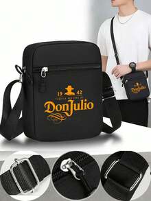 1pc/2pcs Creative Western Print Unisex Baseball Cap And Crossbody Bag Set, Street Fashion Outdoor Sports Flat Brim Cap And Shoulder Bag, Adjustable, Gift For Yourself Or Friends - Multicolor - View 3