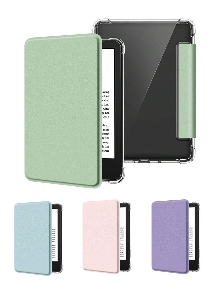 Casing Tipis untuk Kindle 6" (Generasi ke-11 2024/2022) Penutup Belakang TPU Transparan Lembut dan Fleksibel, Dapat Disesuaikan Sendiri - Untuk Penggunaan Sehari-hari dan Hadiah Liburan - MultiWarna - View 1