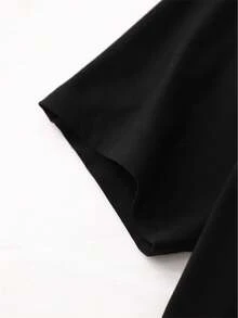 deyin Women T-Shirts - Black - View 5