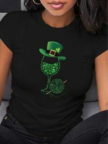 deyin Women T-Shirts - Black - View 1