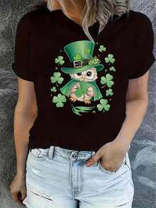 Women T-Shirts - Black - View 1