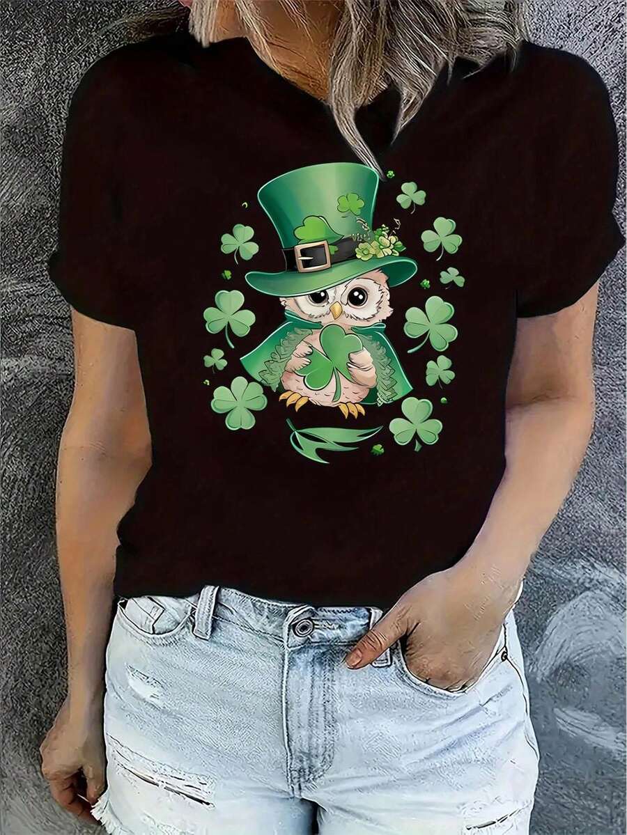 Women T-Shirts - Black - View 1