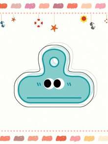 5pcs Random Color Cartoon Style Cute Pattern Acrylic Clips, Minimalist Transparent Style Notebook Clips. Cartoon Expression Label Clips, Creative And Fun Planner Clips. Suitable For Office, Classroom Supplies, Teens And Adults, Home Office, Education, Classroom Writing, Daily Use, Holiday Stationery Gifts, Classroom Supplies, Student Supplies, Valentine's Day Gifts, Stationery, Back To School Gifts. - Multiple Styles - View 8