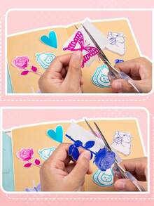 Etiquetas Adesivas Térmicas Transparentes Impressas 57mm, Papel de Impressão Multicolorido (Azul, Rosa, Verde), Etiquetas Térmicas Adesivas Claras Mini, Compatível com Impressoras de Etiquetas C9/C19/C15/A8C/A35/A25/X5/X6/X10, Perfeito para Fotos, Notas, Memorandos, Marcação Diária e Gravação DIY - Visão 10