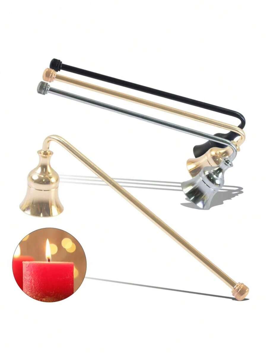 1個金色蠟燭熄滅器,黑色蠟燭滅火器,家居裝飾 - 彩色 - 查看 1