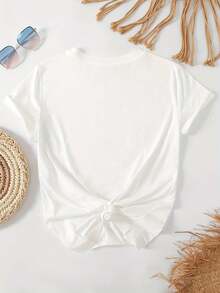 Women T-Shirts - White - View 2
