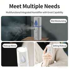 Nano Mist Moisturizer, 150mAh Battery - USB Charging - Simple & Portable - Nourishing Skin - Mist - View 6