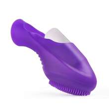 Vibrating Finger Vibrator Silicone  Stimulation G-Spot Massager Vaginal Nipples Stimulator Protable Adult  For Women Masturbation - Một cỡ - Xem 3