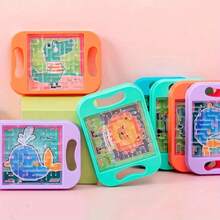 12 quả bóng mini cầm tay chơi mê cung, đồ chơi xếp hình mê cung, trò chơi mê cung hoạt hình, trò chơi trí tuệ với bóng thăng bằng, bóng mê cung cầm tay, đồ chơi nhồi bông bóng rổ, đồ trang trí khoa học vật lý, trò chơi mê cung hoạt hình, bao gồm bóng thăng bằng, thích hợp cho giáo dục mầm non, rèn luyện sự tập trung, thư giãn hàng ngày, trò chơi di động (Màu ngẫu nhiên) - Nhiều màu - Xem 3