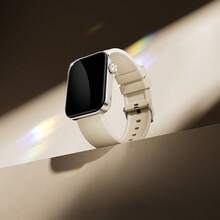 ISW-O25 智能手表，1.952 英寸 AMOLED 显示屏，三折金属表圈，不锈钢表冠，IP68 级防水，300mAh 长效电池 - 金色 - 查看 3