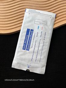 50个/包 90*230mm 一次性美甲工具消毒袋，适用于指甲钻、指甲锉、角质推等。带自封口和消毒指示剂，美甲工具，美甲用品（适用于美甲延长）。 - 藍白色 - 查看 9