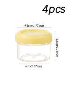 1/4/6pcs Portable Mini Sauce Pot | Reusable Pp Material Condiment Container, Suitable For Ketchup, Salad Dressing And Seasonings - Great For Picnics, Camping, Travel And Bringing To Work -For Food Lovers And Outdoor EnthusiastsKitchen Tool, - Multicolor - View 13