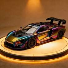 Electroplated Shiny Personalized Car Toy Model, Collectible Grade Car Model, Exquisite Sports Car Alloy Model, Sports Car Model Decoration - Multicolor - View 5