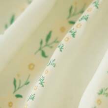 Women Slip Dress, Spaghetti Straps Backless Flower Print Swing Dress Summer Long Dress For Cocktail Party - Light Green - View 3