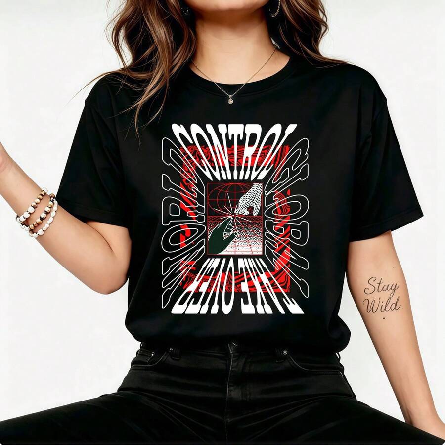 Women T-Shirts - Black - View 1