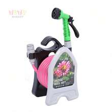 Manguera para jardín, manguera compacta, conector sencillo y portátil, adaptable a diferentes conexiones estándar, ideal para riego de jardines y céspedes, herramientas de jardinería. Fácil de instalar, ocupa poco espacio, útil para riego, lavado de vehículos y jardinería (blanco). - A - Ver 6