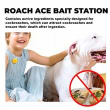 Cockroach Bait Station, Pest Control And Roach Elimination For Kitchen & Home, Effective Insecticide Cleaner - A - View 4