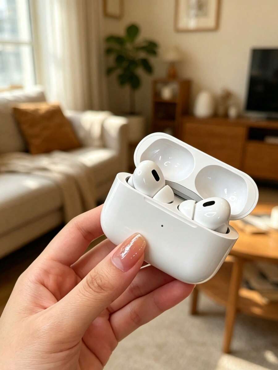 蓝牙无线耳机，时尚美观，主动降噪，佩戴舒适，音乐蓝牙耳机 - 查看 1