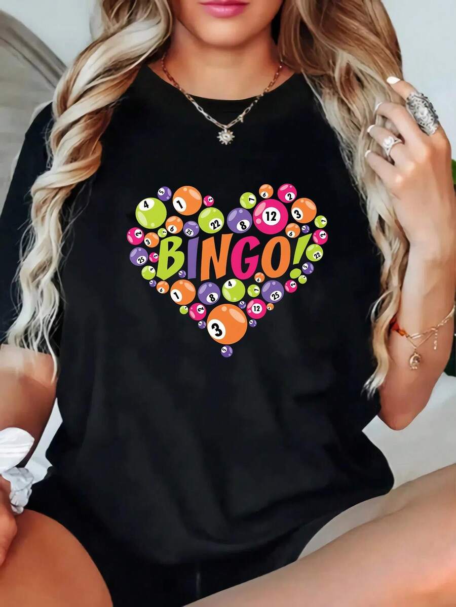 deyin Women T-Shirts - Black - View 1