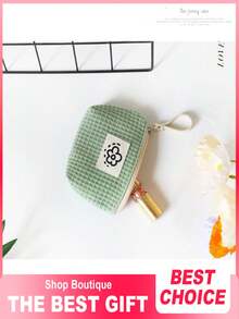 1/3pcs Mini Cute Cartoon Coin Purse, Portable Lipstick/Cosmetic Bag, Cable Organizer Pouch, Suitable For Holiday Beach, Bathroom, Bedroom Storage, Large Capacity Makeup Bag - Multicolor - View 3