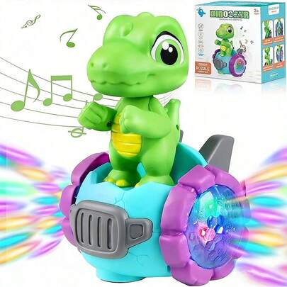 3-5 Years Old Boys' Dinosaur Robot Toy, 3-5 Years Old Children's Interactive Dinosaur Robot Toy, Dancing Car Toy, Birthday Gift For 3-4-5-6-7-8 Years Old Boys
