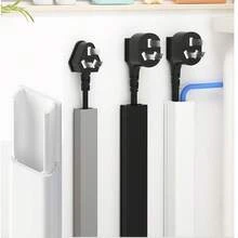 2 miếng dán tự dính che giấu dây cáp, phù hợp cho 1 dây cáp, dễ dàng gắn lên tường để che giấu dây cáp, tạo rãnh quản lý dây cáp. - 40cm - Xem 10