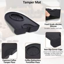 Bộ 3 món gồm: Xô đựng bã phân bón + Tấm ép bột + Máy ép bột, Phụ kiện pha cà phê, Dụng cụ pha cà phê, 3 loại kích thước máy ép bột (51mm, 53mm, 58mm) để lựa chọn - Nhiều màu - Xem 4