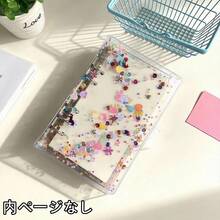 A6 Transparent Colorful Oyster Shell Double Snap Binder, Minimalist 6-Ring Loose Leaf Notebook Cover, Binder, Sticker Album, Idol Cards, Stickers, Planner, Can Store Beautiful Photos, Budget Planner, Can Be Used As Photo Album, Money Saver, Stationery, Notebook, Sticker Book, Loose Leaf Book, Sticker Notebook, Refill, Pocket Book, Seal Book, Office Supplies, School Supplies, Back To School - Colored Oyster Binder - View 16