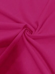 Vestido de mujer casual, minimalista, elegante y romántico con cuello redondo sin mangas, cintura recogida y corte evasé con bloques de color - Multicolor 2 - Ver 10
