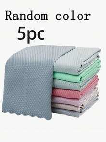 Paquete de 10 Paños de Limpieza Mágicos con Escamas de Pez, Trapos de Limpieza Absorbentes sin Rayas y sin Desprendimiento, Toallitas Multiusos para el Hogar, Cocina, Baño y Coche, Disponibles en 1/5/10 Piezas - Talla única para todos - Ver 11