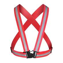 New Highlight Reflective Straps Night Running Riding Clothing Vest Adjustable Safety Vest Elastic Band For Adults And Children - D - View 8