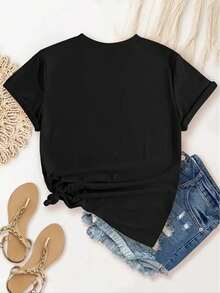 Women T-Shirts - Black - View 3