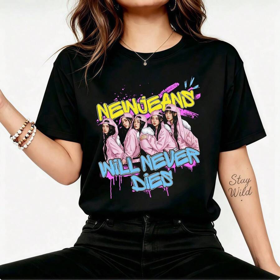 Women T-Shirts - Black - View 1