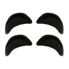 2 piezas/4 piezas Plantillas acolchadas para la parte delantera del pie para mujeres, alivian el dolor, reducen el tamaño del zapato, mejoran el ajuste, la comodidad y la protección para tacones altos, zapatos y botas. Regalo para novia/Día de San Valentín, zapato, selecciones de primavera y verano, regalos para damas de honor, habitación, playa, viaje, para hombres, para mujeres, vacaciones, cosas lindas, regalo del Día de la Madre, jardín, verano, playa, esponjoso, graduación, estante para zapatos, ahorrador de almacenamiento, ceremonia de graduación, felicitaciones graduado, fiesta de graduación - Negro - Ver 19