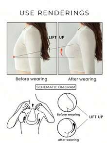 2pcs Non-Woven Fabric Bra Pads, Self-Adhesive Bra, Strapless Bra, Sweat-Proof, Non-Slip, Lift-Up Pads, Suitable For Plus Size Women, Suitable For Summer Dresses, Camisoles, Gowns, Bikinis. Ideal For Wearing Under Wedding Dresses, Can Lift And Gather, Breathable And Comfortable Invisible, Travel Essential, Backless Outfit Essential For Summer/Beach Travel/Women's Supplies/Invisible Gathering Bra - Multicolor - View 9