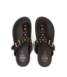 Porronet Women Flat Sandals - 棕色 - 查看 5